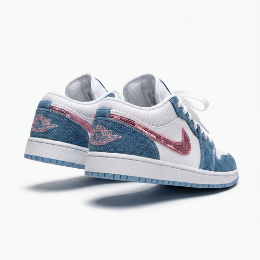 Air Jordan 1 Low SE - Denim Sequin