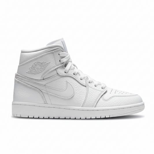 Air Jordan 1 Mid - Triple White