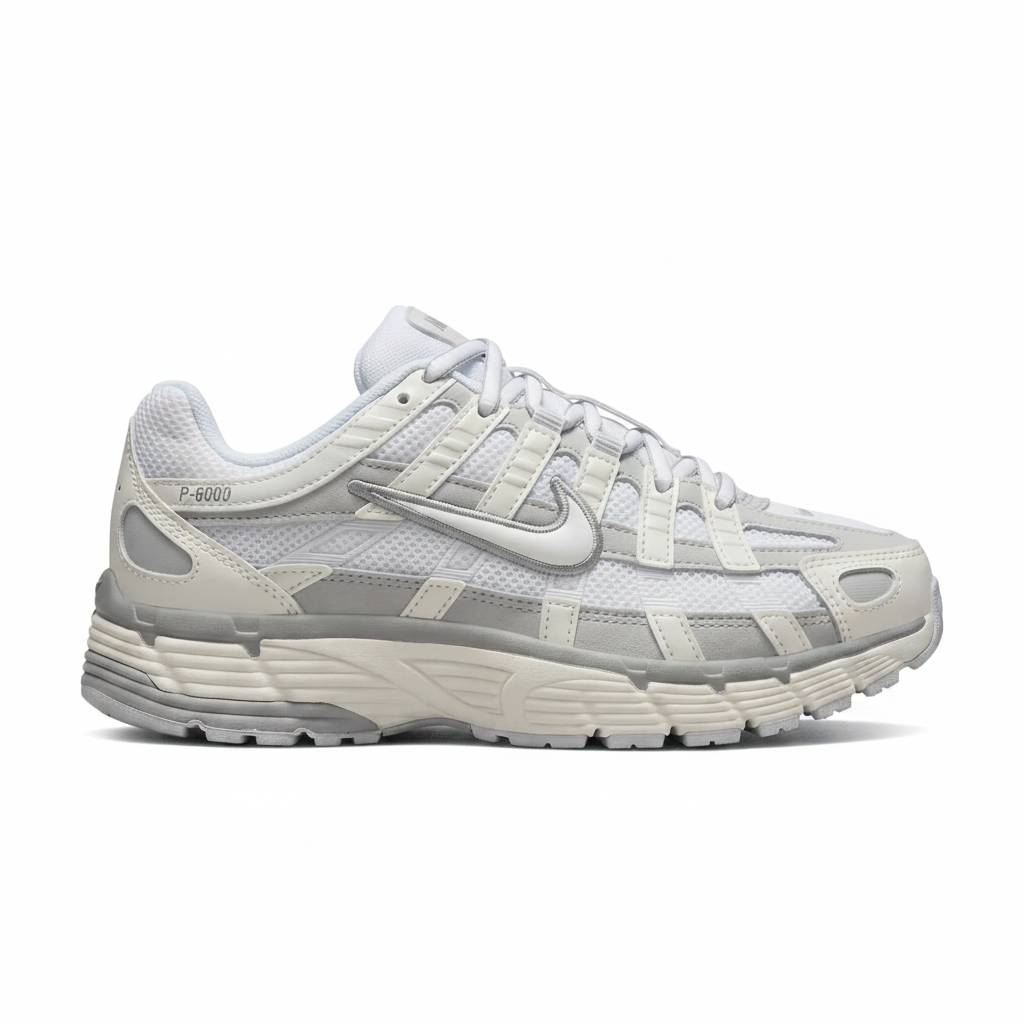 Nike P-6000  - Metallic Summit White/Pure Platinum